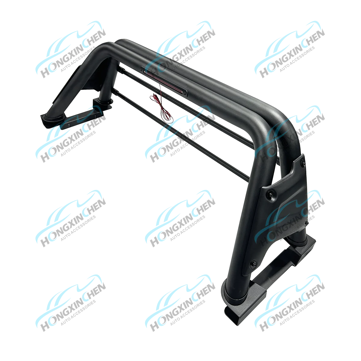 Black Stainless Steel Rolling Bar Accessory for Mitsubishi L200 Triton 10 Compatible for Toyota Tacoma NP300 Colorado FJ Cruiser