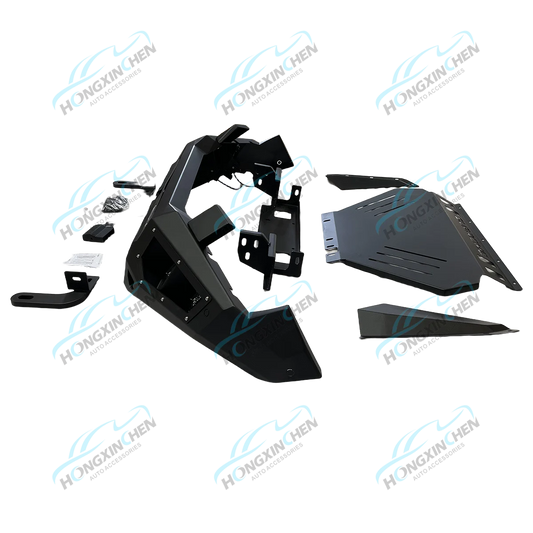 4x4 Bull Bar Steel Car Front Bumper for Ranger T9 2022 2023 Rolled Steel Bumper Guard