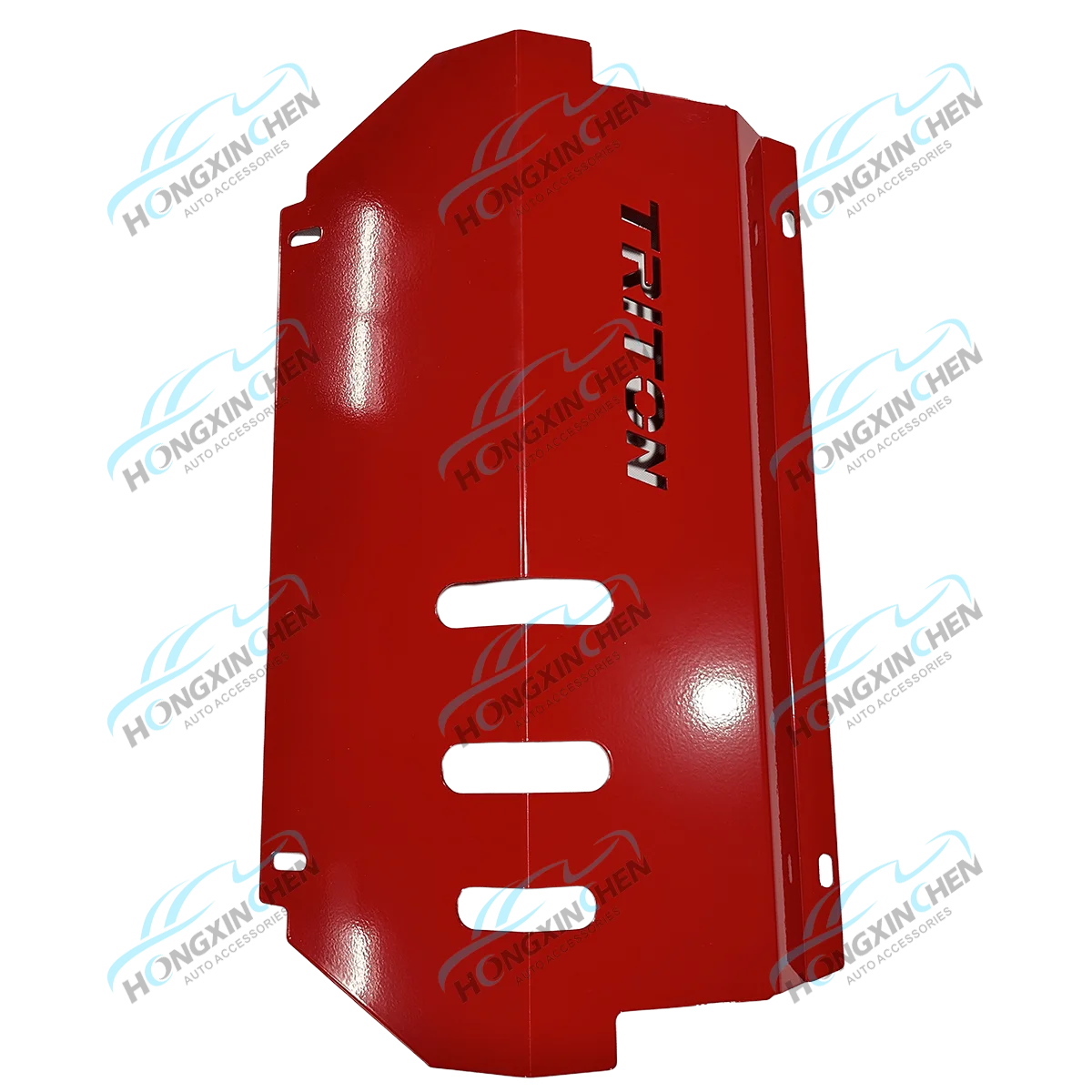 Wholesale Skid Plate for Mitsubishi Triton 4wd Pickup Accessories Engine Protecting Red Bash Plate Cover Steel Engine Guard