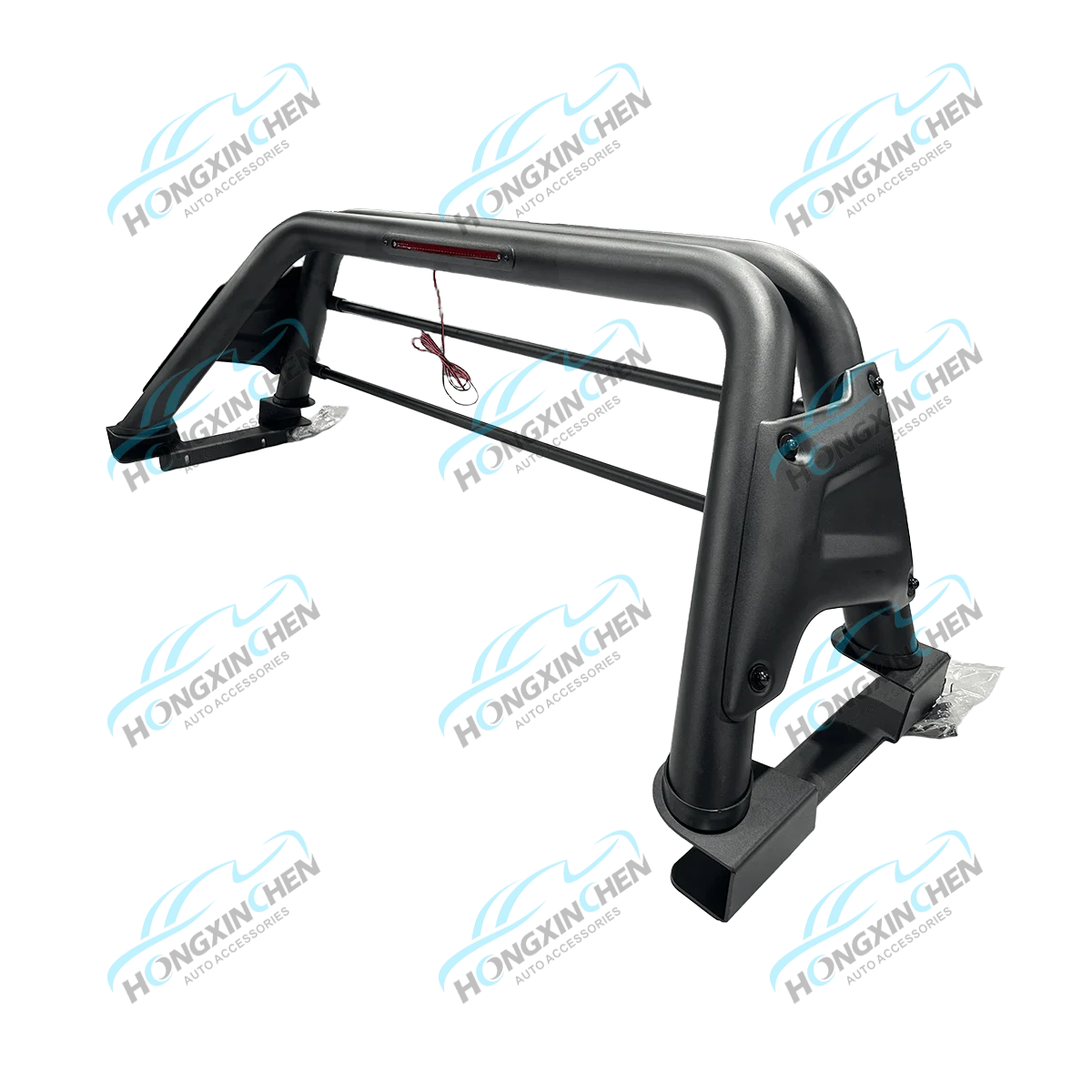 Black Stainless Steel Rolling Bar Accessory for Mitsubishi L200 Triton 10 Compatible for Toyota Tacoma NP300 Colorado FJ Cruiser