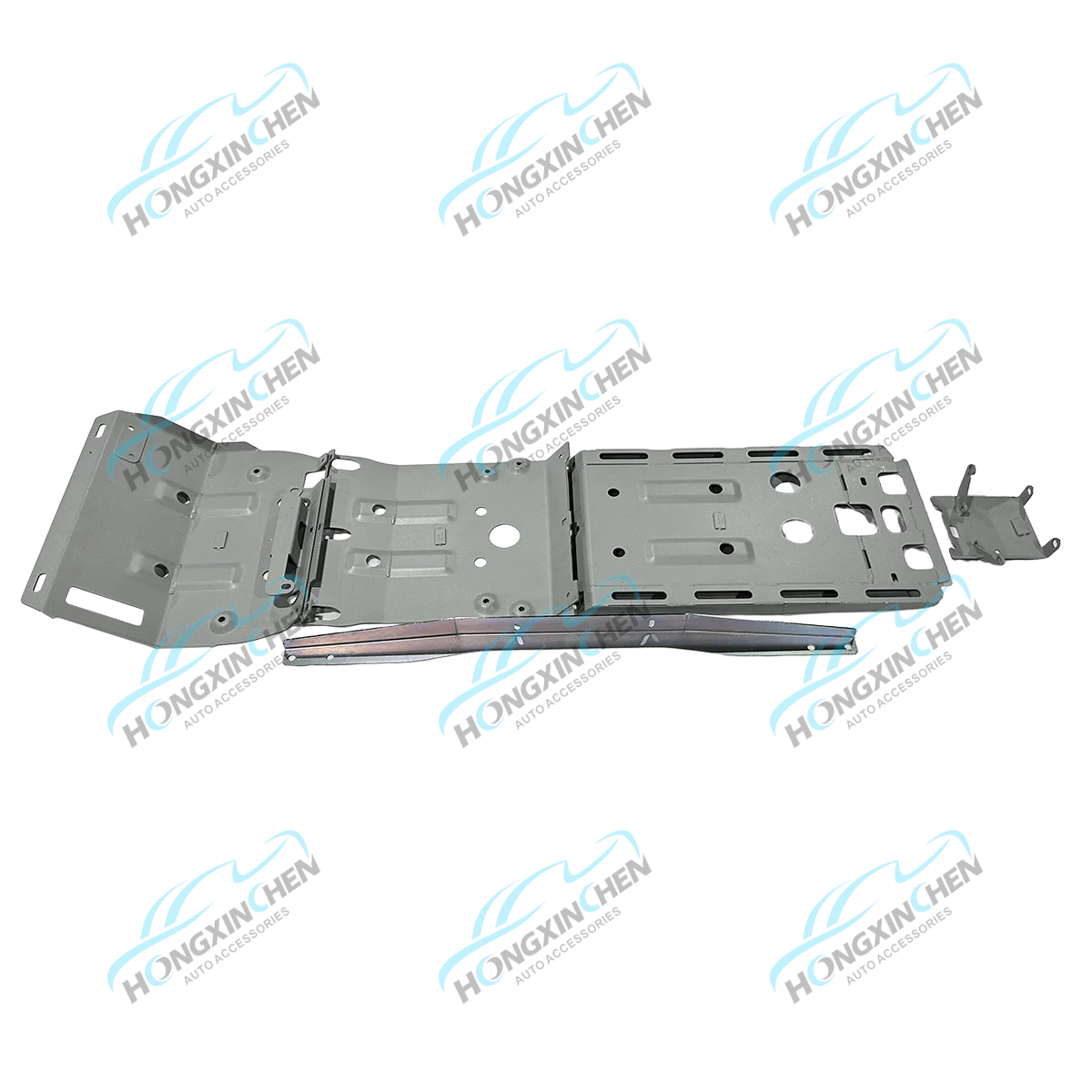 4x4 Steel Chassis Underguard 4mm Bash Plate Underbody Skid Plate for Toyota Hilux Vigo Revo Mitsubishi Triton D-max
