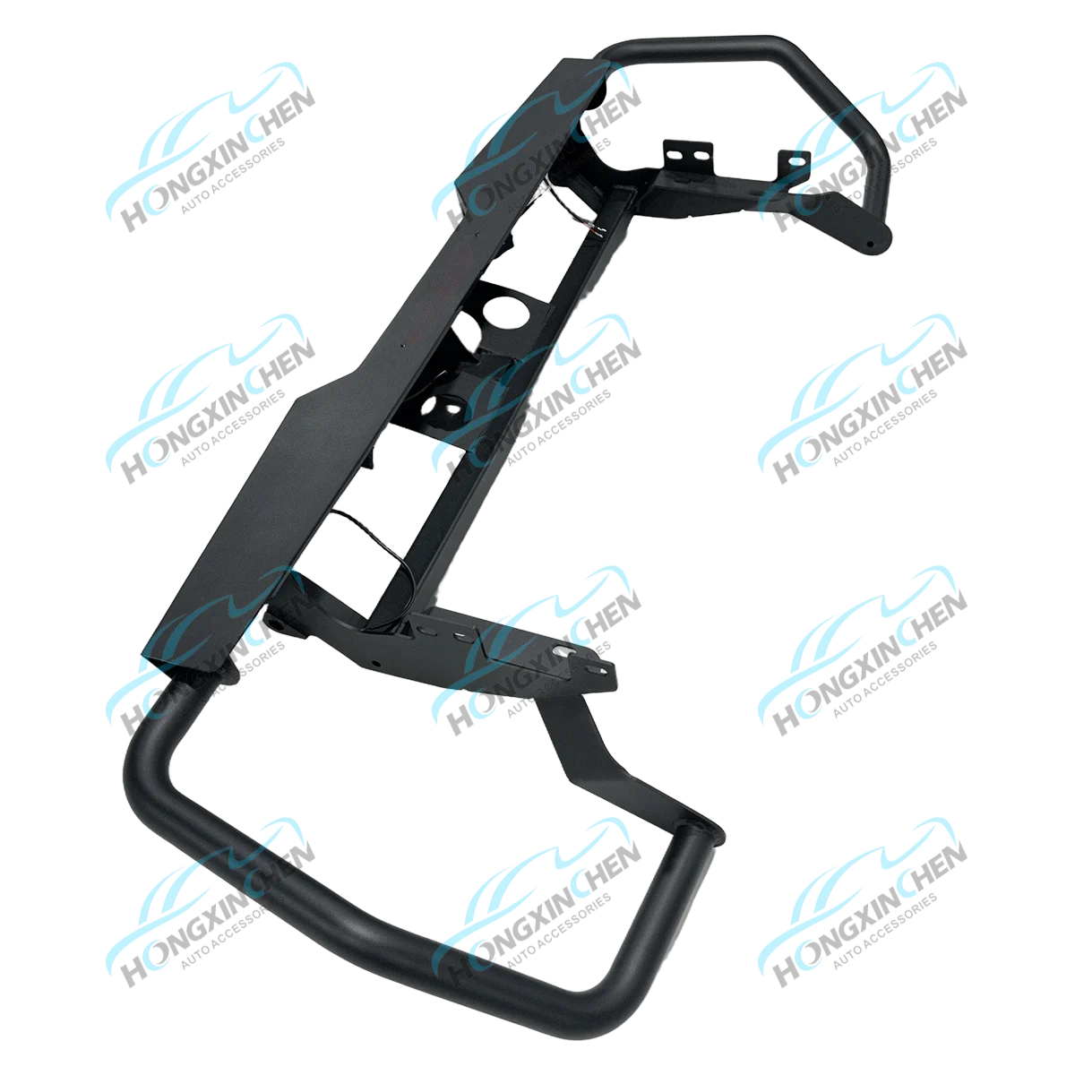 Off-road 4x4 Steel Rear Bumper Rear Bullbars Defensas Traseras for Toyota Linux Revo Land Cruiser Highlander