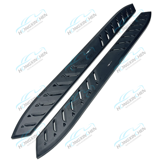 Black Off Road Universal Steel Side Steps for 4x4 Ford Ranger Raptor Running Boards