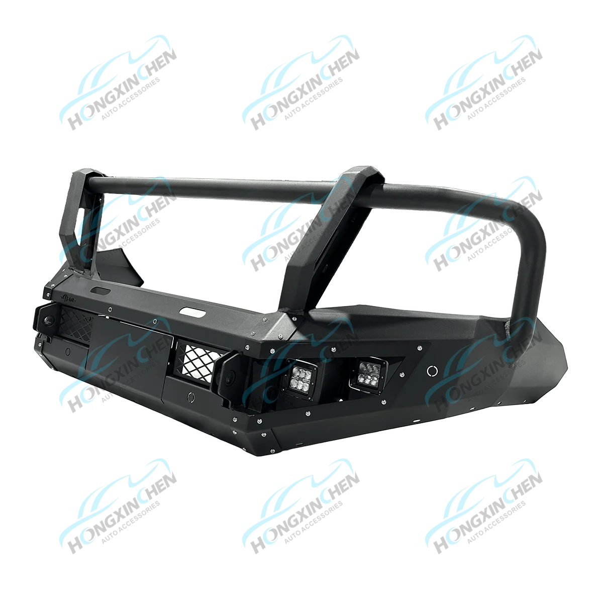 High Quality 4x4 Off-Road Front Bumper Accessories for Ford Ranger T9 2022 2023 Factory Price Steel Front Bumper for Navara