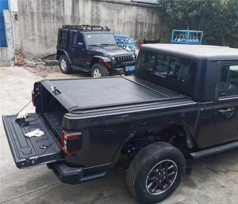 Waterproof Truck Bed Tonneau Cover for Jeep Gladiator 2020-2023 Foldable Design Weather-resistant Durable Ranger Navara NP300