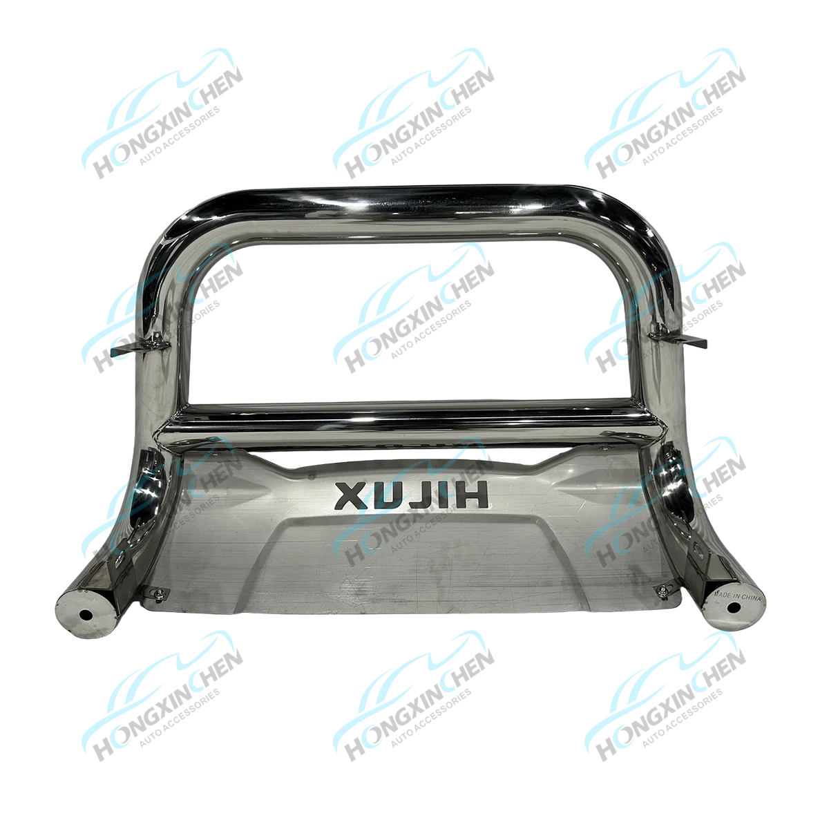 4x4 Accessories Pick up Truck Other Auto Parts Stainless Steel Bull Bar Front Bumper Grille Guard for Toyota Hilux Vigo