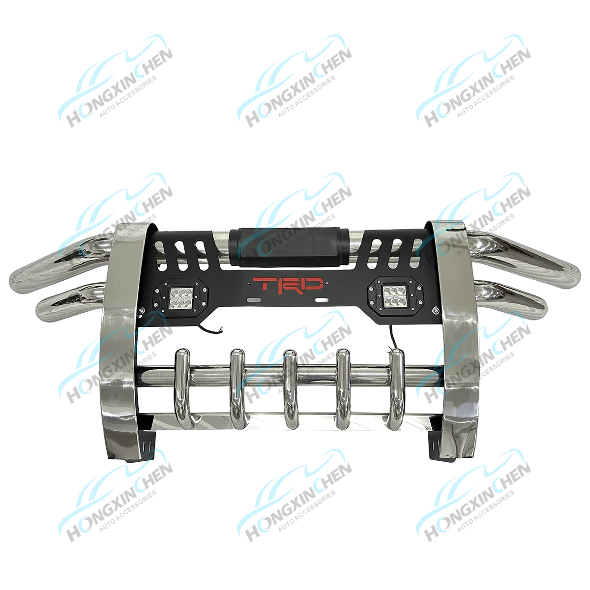 Factory Price Universal Stainless Steel Front Bull Bar 4x4 Accessories for Hilux Vigo Revo Fj120-150 for Rav4 Fortuner Navara