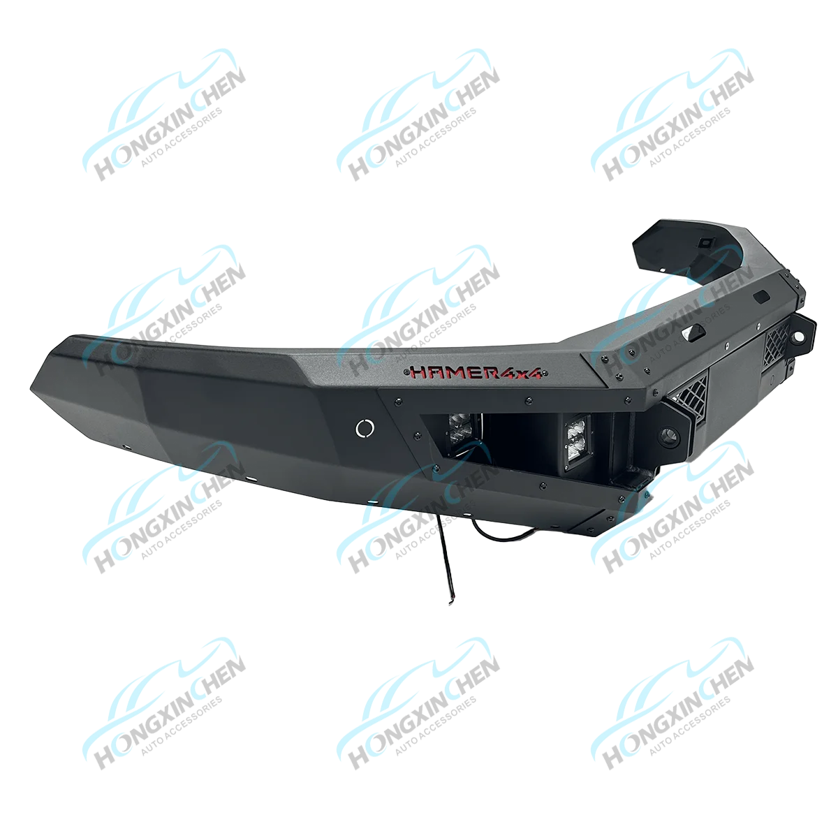 2022-2023 Sport Bar for Land Cruiser LC300 Front Bumper Exhaust Cut-Outs New Bull Nudge Bar for Pickup Auto Upgrade Front Car