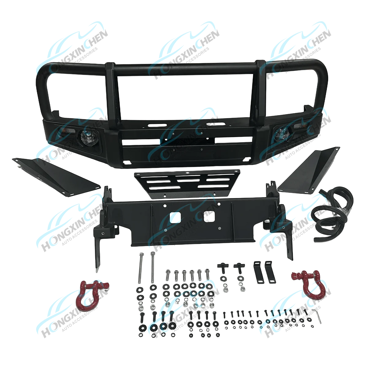 Auto Universal Steel Front Bumper Body Kit for VIGO LC76 LC79 NAVARA COLORADO FJ CRUISER Pajero NP300