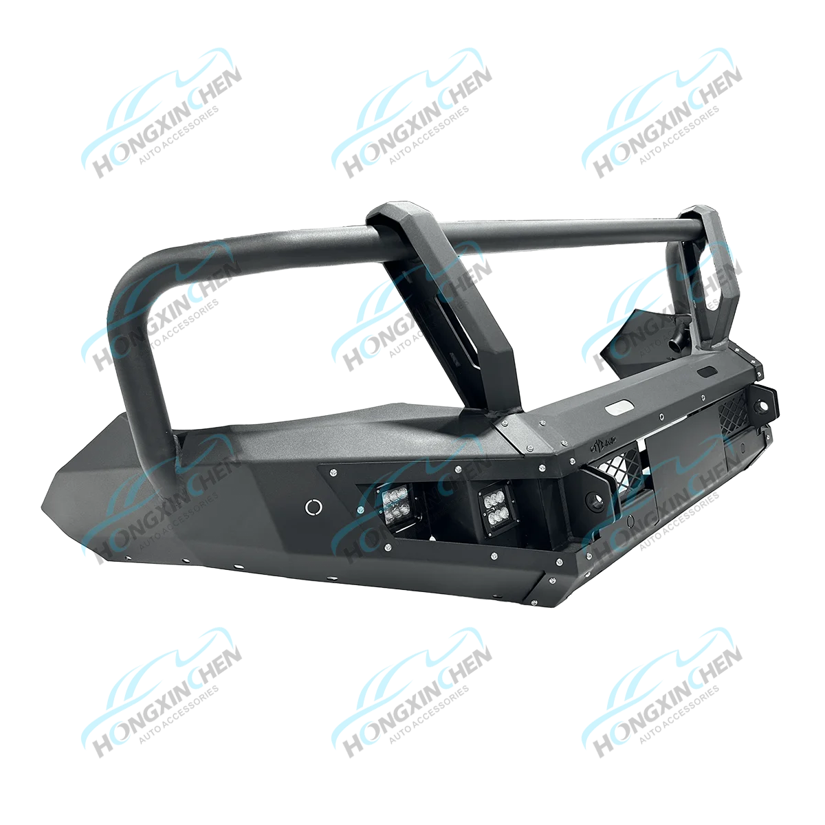 High Quality 4x4 Off-Road Front Bumper Accessories for Ford Ranger T9 2022 2023 Factory Price Steel Front Bumper for Navara
