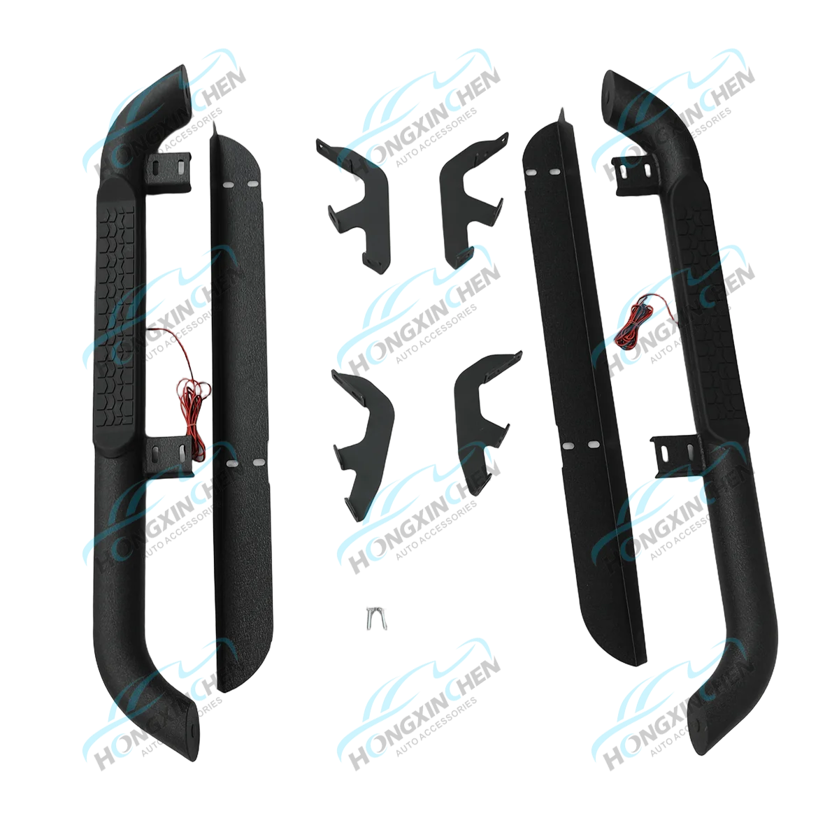Universal Stainless Steel Running Boards 4x4 Car Accessories with Side Step Bars Fit for Ford Ranger Hilux D-MAX NP300
