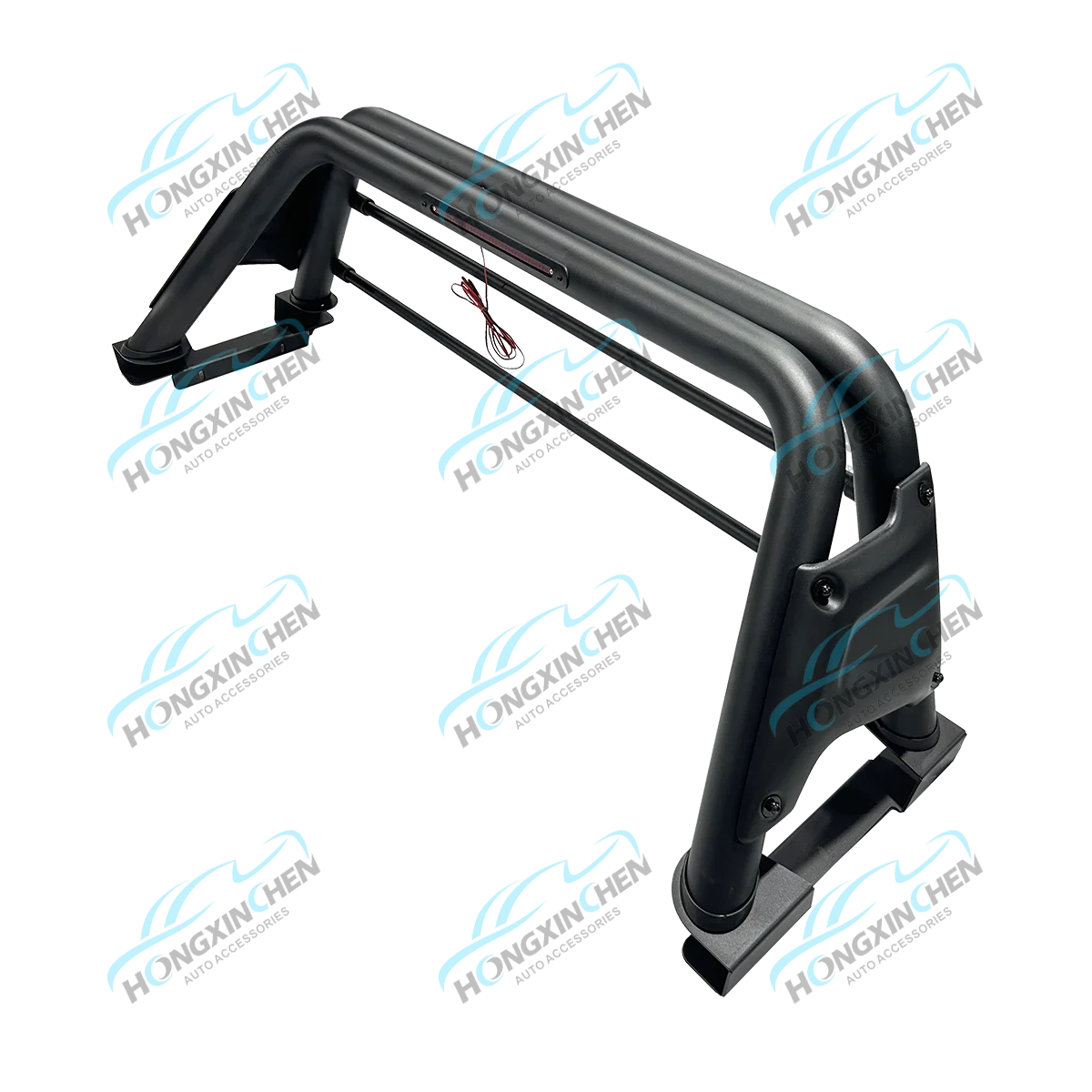 Black Stainless Steel Rolling Bar Accessory for Mitsubishi L200 Triton 10 Compatible for Toyota Tacoma NP300 Colorado FJ Cruiser