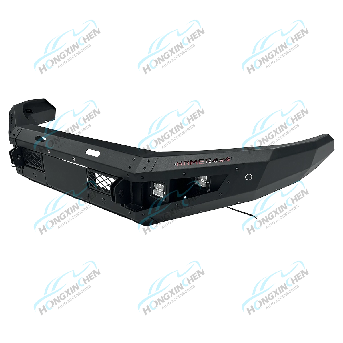 2022-2023 Sport Bar for Land Cruiser LC300 Front Bumper Exhaust Cut-Outs New Bull Nudge Bar for Pickup Auto Upgrade Front Car