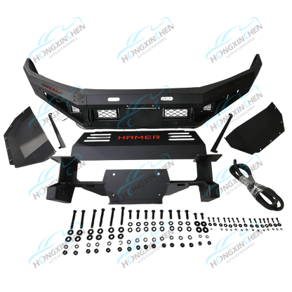 2022-2023 Sport Bar for Land Cruiser LC300 Front Bumper Exhaust Cut-Outs New Bull Nudge Bar for Pickup Auto Upgrade Front Car