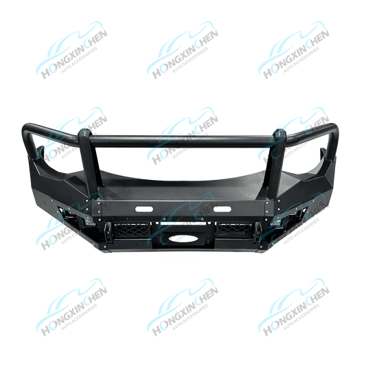 Factory Price Auto Parts Black Steel Front Bumper Car Bull Bar for Toyota Landcruiser Lc200 2018-2021