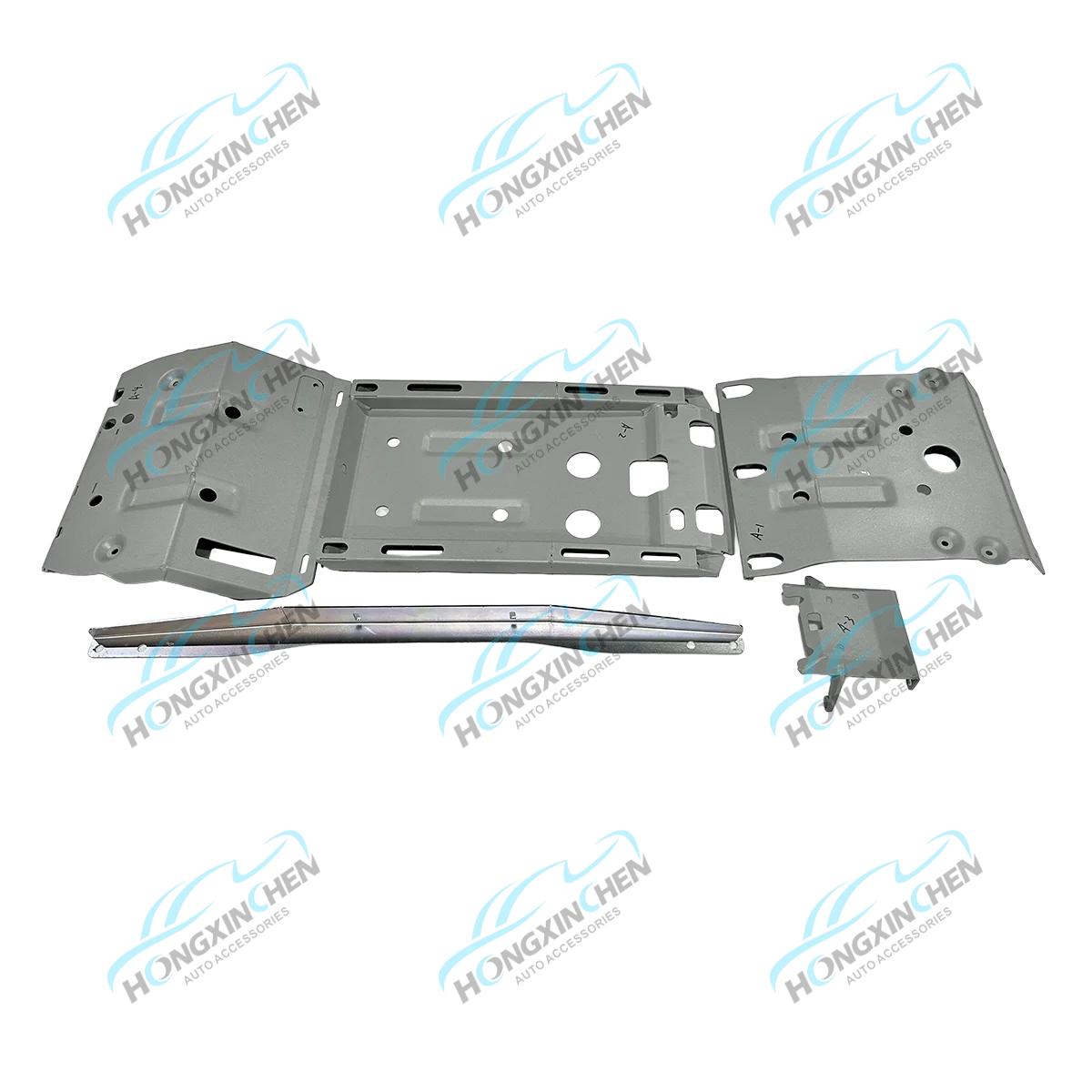 4x4 Steel Chassis Underguard 4mm Bash Plate Underbody Skid Plate for Toyota Hilux Vigo Revo Mitsubishi Triton D-max