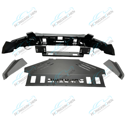 4x4 Bull Bar Steel Car Front Bumper for Ranger T9 2022 2023 Rolled Steel Bumper Guard