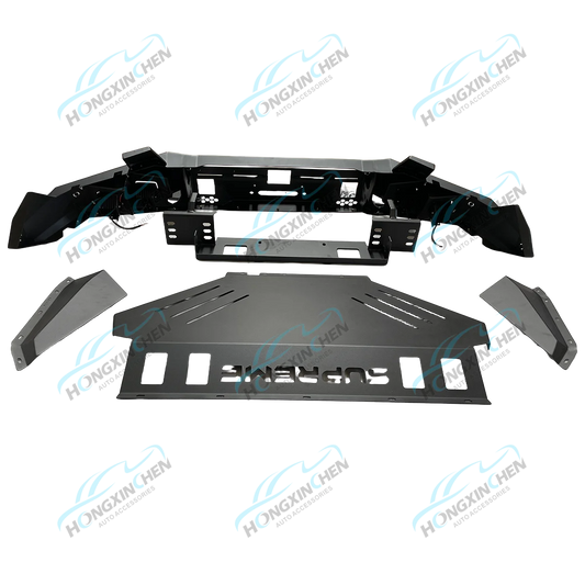 4x4 Bull Bar Steel Car Front Bumper for Ranger T9 2022 2023 Rolled Steel Bumper Guard