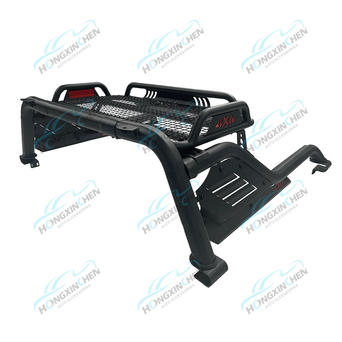 4x4 Factory Hot Sale Para Accessories Roll Bar With Roof Rack for Toyota Hilux Revo Roof Rail Luggage Bar