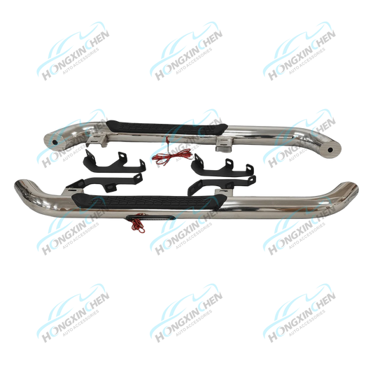 Universal Stainless Steel Running Boards 4x4 Car Accessories with Side Step Bars Fit for Ford Ranger Hilux D-MAX NP300