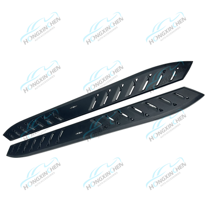 Black Off Road Universal Steel Side Steps for 4x4 Ford Ranger Raptor Running Boards