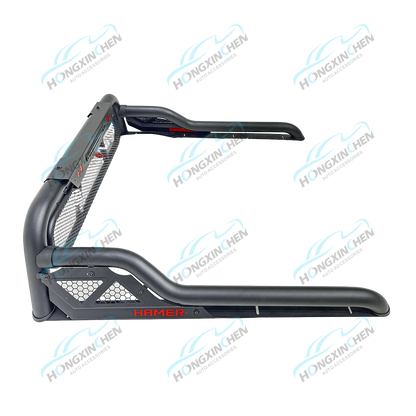 New Style 4x4 Iron Roll Bar with LED Replacement Sport Bar for 2022+ for Ranger Tacoma NP300 Black Universal Roll Bars for Picku