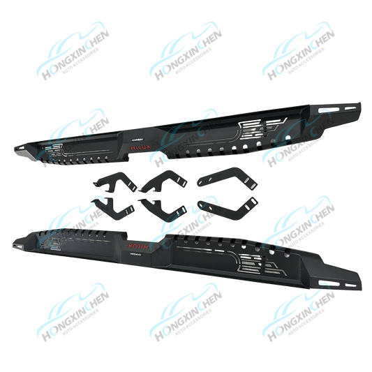 Car Side Steps 4x4 Accessories Running Board Steel Alloy Universal Side Steps for Toyota Hilux