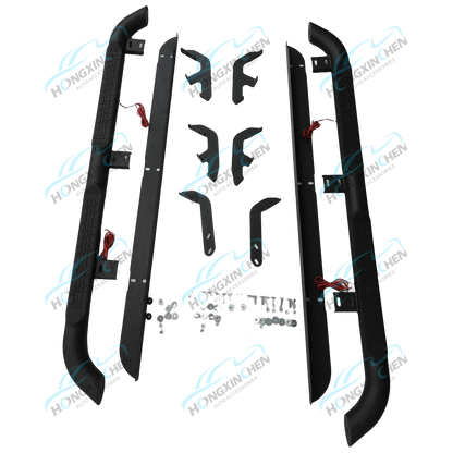 Universal Stainless Steel Running Boards 4x4 Car Accessories with Side Step Bars Fit for Ford Ranger Hilux D-MAX NP300