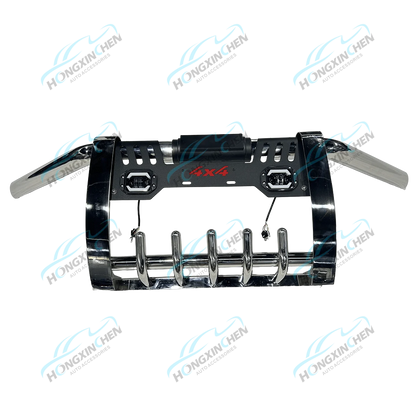 High Quality Front Bumper Pickup Grille Guard Bull Bar Front Bumper Guard Stainless Steel for Hilux Revo