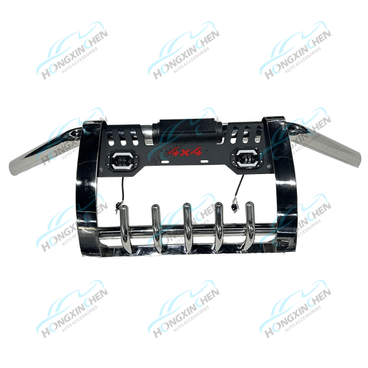 High Quality Front Bumper Pickup Grille Guard Bull Bar Front Bumper Guard Stainless Steel for Hilux Revo