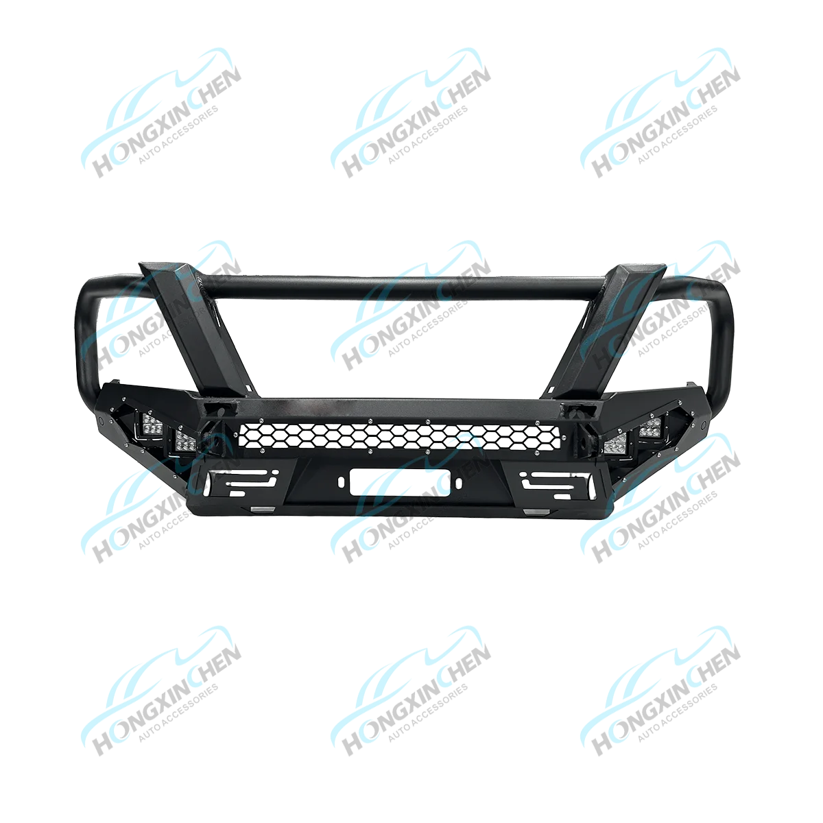 4x4 Pickup Truck Steel Front Bumper Guard Bull Bar Colorful Protective Cover for Ford F-150 Ranger Cruiser Pajero Colorado