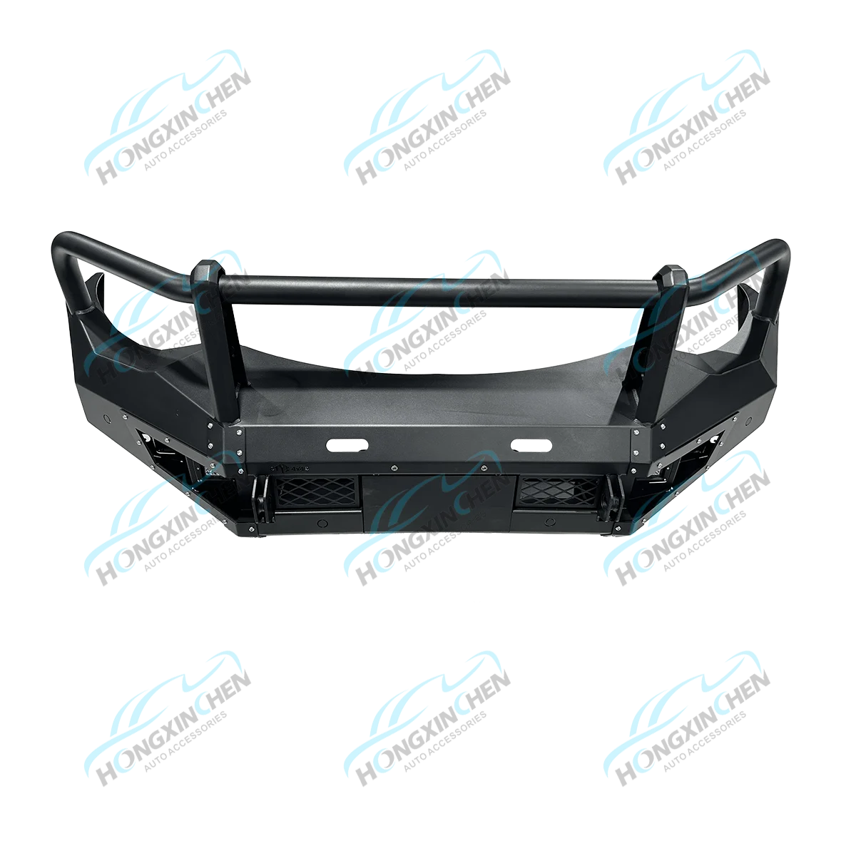 Factory Price Auto Parts Black Steel Front Bumper Car Bull Bar for Toyota Landcruiser Lc200 2018-2021