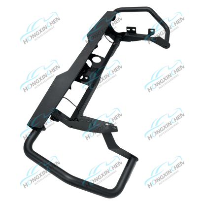 Off-road 4x4 Steel Rear Bumper Rear Bullbars Defensas Traseras for Toyota Linux Revo Land Cruiser Highlander