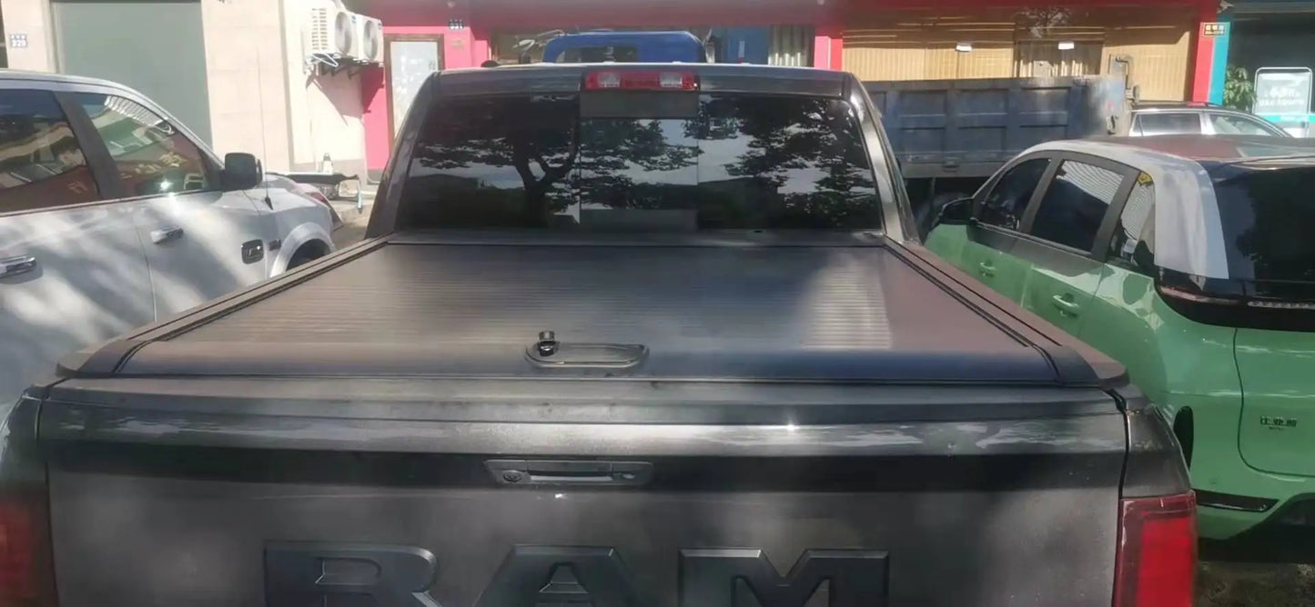 Lockable Aluminum Retractable Tonneau Cover for Ram 1500 for Hilux for Tacoma Chevrolet Silverado Pickup Trucks Compatible Range