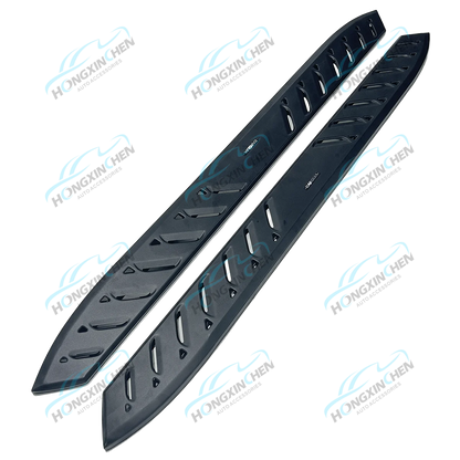Black Off Road Universal Steel Side Steps for 4x4 Ford Ranger Raptor Running Boards