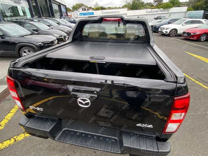 The Best Pickup Truck Tub Covers for Mazda Bt50 Hot Sale Aluminum Rear Trunk Cover Tri-fold Lid Top Canopy Truck Bed Protector