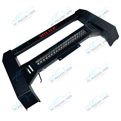 Universal Steel Bull Bar LED Light Grille Guard Car Accessories for 4x4 Pick-up Truck Foton Tunland Navara Colorado Bumper