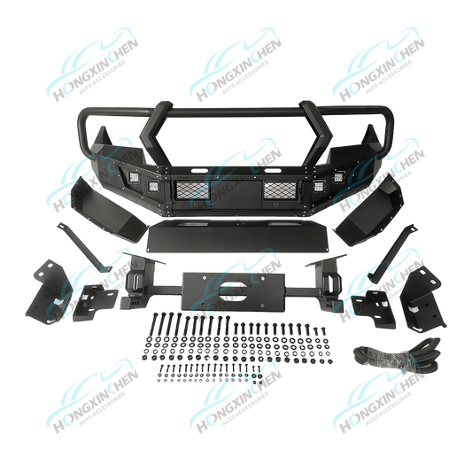 Front and Rear Bull Bar for Ranger T9 Steel Front Bumper Guard with Models Pajero Navara NP300 FJ Cruiser Colorado
