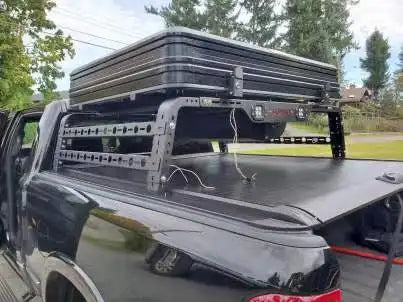 Lockable Aluminum Retractable Tonneau Cover for Ram 1500 for Hilux for Tacoma Chevrolet Silverado Pickup Trucks Compatible Range