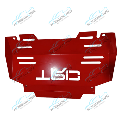 Exterior Accessories for Hilux Revo Fortuner Steel Skid Plate Red Engine Guard Bash Plate Cover Auto Tacoma FJ Cruiser D-Max