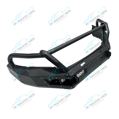 Wholesale 4x4 Stainless Steel Bull Bar Front Bumper With Long Rectangular Led Light for Toyota Revo