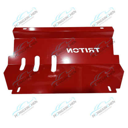 Wholesale Skid Plate for Mitsubishi Triton 4wd Pickup Accessories Engine Protecting Red Bash Plate Cover Steel Engine Guard