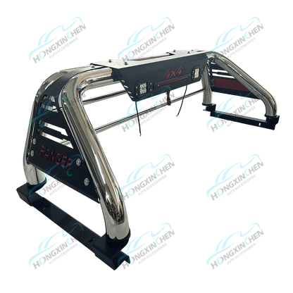 For Ford for Ranger Anti-Roll Bar Stainless Steel Roof Rack for Pickup Truck Bed Compatible 4x4 Exterior Accessory
