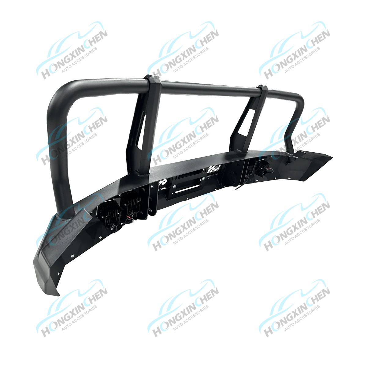 Maictop New Steel Front Bumper Bull Bar Black Accessory for Toyota for Land Cruiser 70series LC76 LC79 FJ79 Car Colorado Pajero