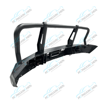 Maictop New Steel Front Bumper Bull Bar Black Accessory for Toyota for Land Cruiser 70series LC76 LC79 FJ79 Car Colorado Pajero