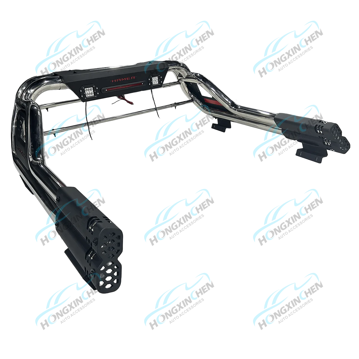 Car Accessories Stainless Steel Pick up Sport Roll Bars for Hilux Vigo Revo Navara D22 Lsuzu D-max Ford Ranger