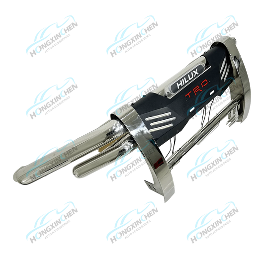 New Style Grille Guard High Quality Steel Front Bumper Guard With Light for Hilux Rocco 2020