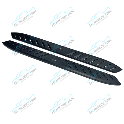 Black Off Road Universal Steel Side Steps for 4x4 Ford Ranger Raptor Running Boards