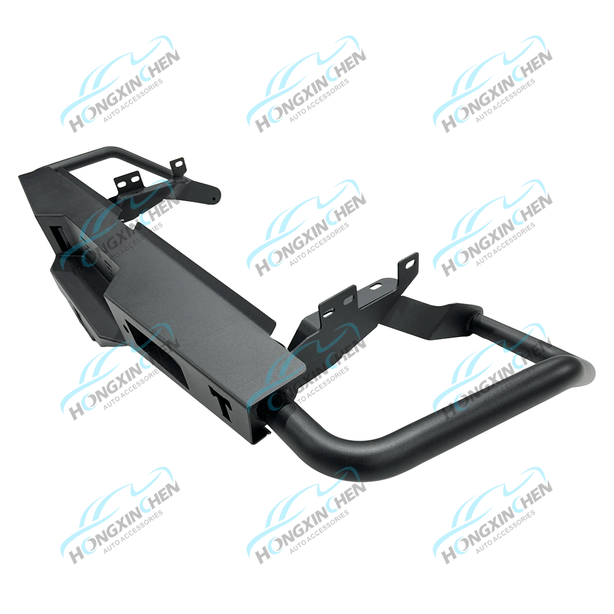Off-road 4x4 Steel Rear Bumper Rear Bullbars Defensas Traseras for Toyota Linux Revo Land Cruiser Highlander