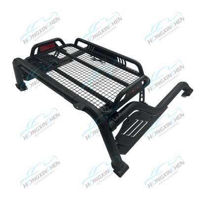 4x4 Factory Hot Sale Para Accessories Roll Bar With Roof Rack for Toyota Hilux Revo Roof Rail Luggage Bar